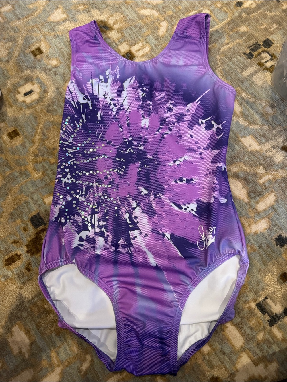GK elite gymnastics leotard adult medium never worn